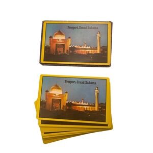 Vintage‎ Big Deals Jumbo Playing Cards Souvenir Design Freeport Grand Bahamas